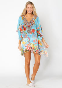 647 blue kaftan