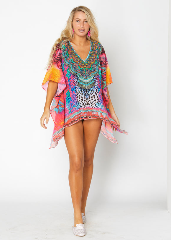 Multicolor kaftan