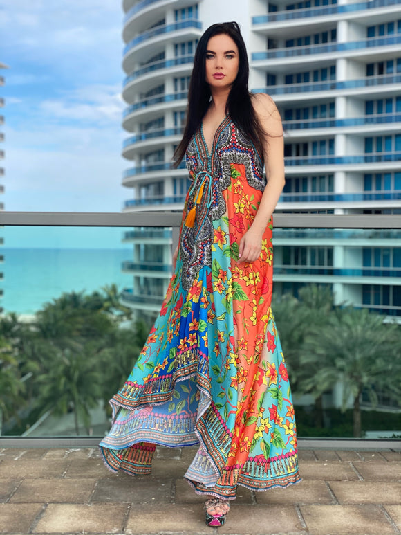Floral exotic Hawaii dress – Ranee's