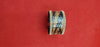 Adjustable Animal leather cuffs with champagne stone border