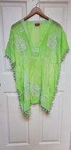 Lime green coverup