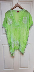 Lime green coverup
