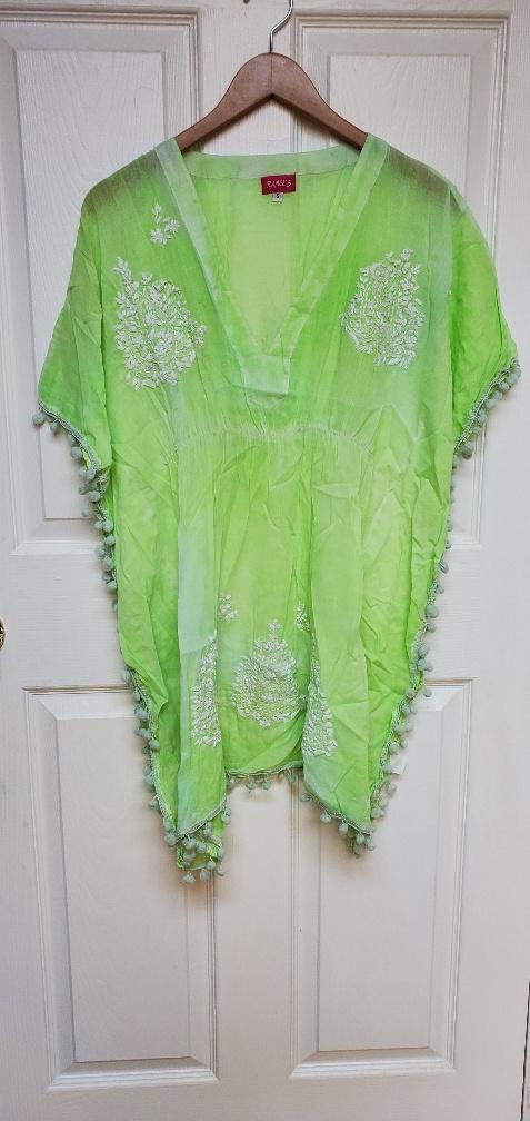 Lime green coverup