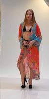 Beautiful orangeduster, perfect for beach, cruise, or pair it with shorts/jeans!