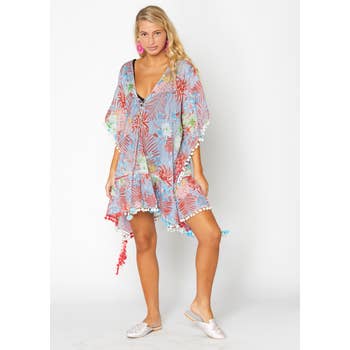 Lavender short kaftan