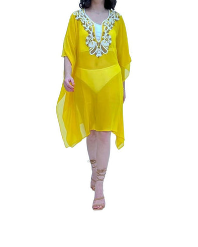 8009 W Sequence poncho Yellow