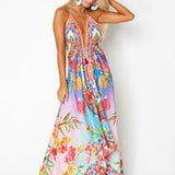 Hawaii dress, floral dress.