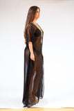 KK 060 Ranee's crystal lace Long Kaftan-  MAKE TO ORDER - SPECIAL ORDER