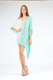 Tassel V-NECK TUNIC TOP KAFTAN OMBRE