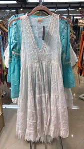 Ranee's white eyelet dress