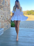 Ranee's white eyelet coverup
