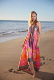 699 Halter pink dress