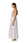 #7 white cotton Dress - New Arrival