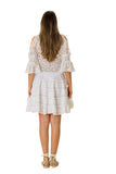 #2650 Beautiful Lace White Cotton Dress - NEW ARRIVAL