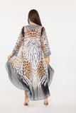 693 Animal print duster