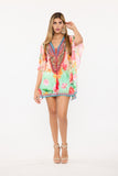 695 ombre short kaftan