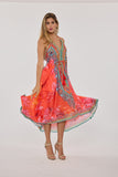678 pink Hawaii dress,