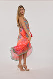 678 pink Hawaii dress,