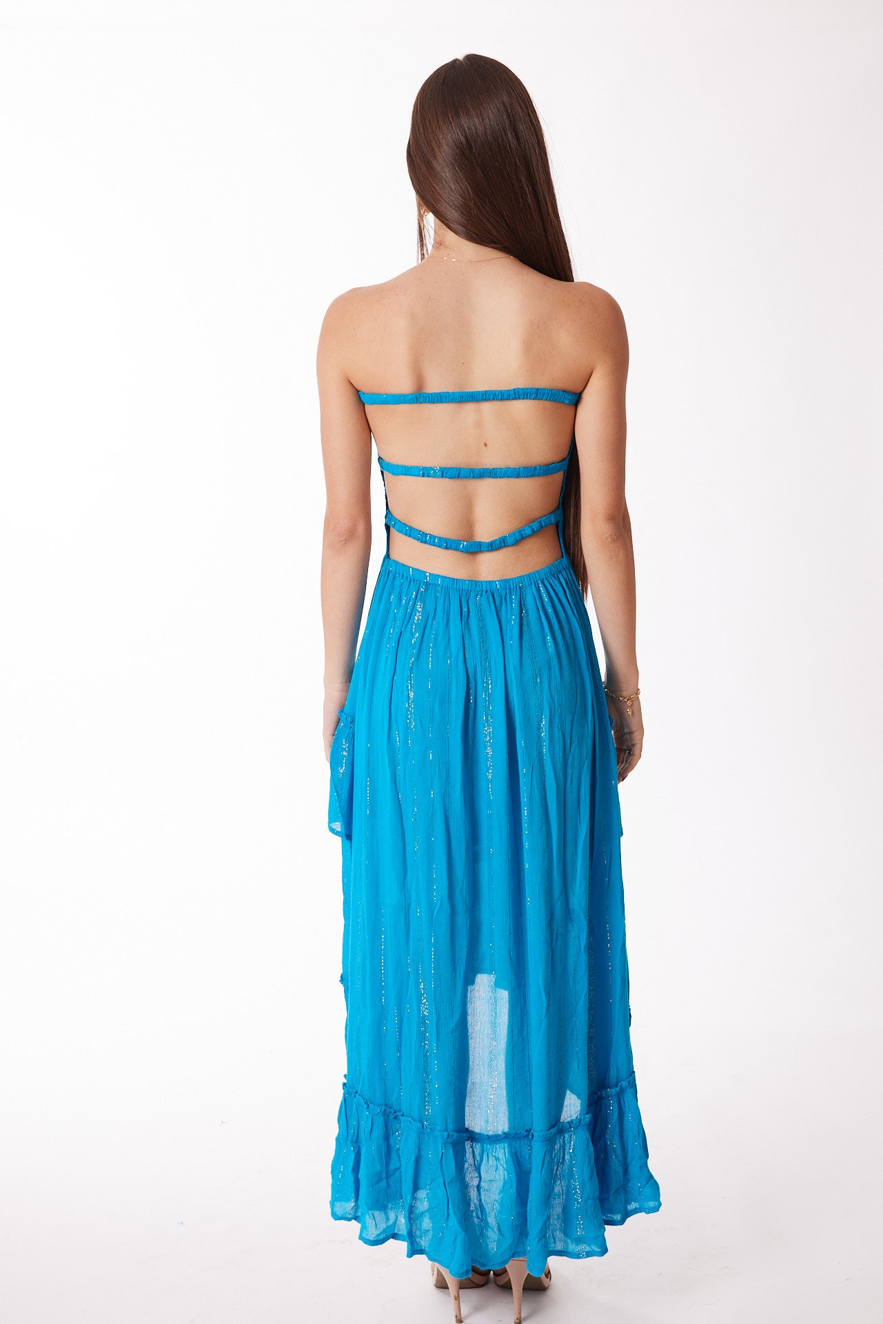 blue lurex dress Blue lurex dress – Ranee's