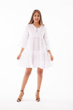 Cotton white eyelet dress