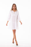 Cotton white eyelet dress