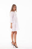 Cotton white eyelet dress