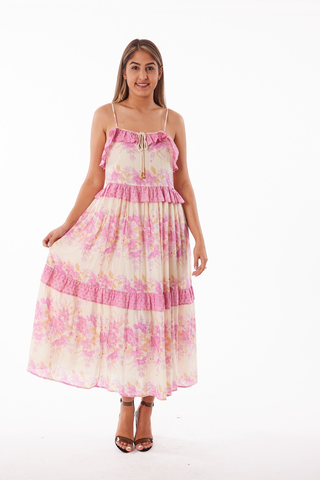 pink lurex dress Eddy Lurex Dress Light Pink Light Pink / S