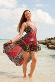High Low Silk Dress