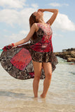 High Low Silk Dress