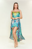 Two layer silk dress