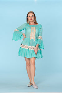 Ranee's turquoise dress