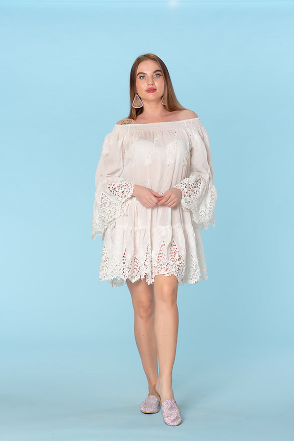 Sexy off shoulder lace dress