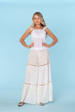 Set. 2 piece, boho duster and pants