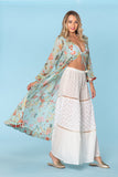 Set. 2 piece, boho duster and pants