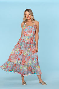 Sun dress, cotton resort collection
