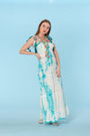 Tie Dye Vacation Dress, perfect for the hot summer days, bohemian tassels
