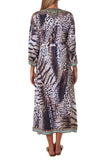 2023 collection - 223 Brown Animal Print Kimono