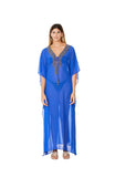 Royal Blue Embellished Kaftans