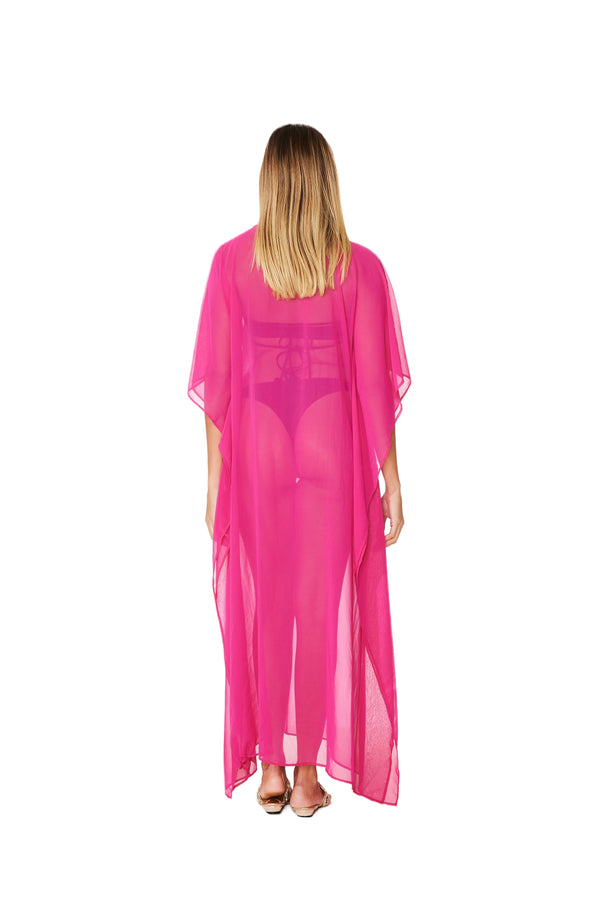 Pink Embellished Kaftans