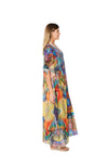 234 Multicolor Long kaftan