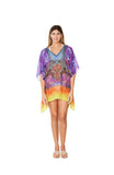 378 Multicolor Short kaftan