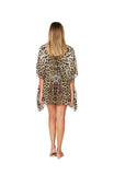 312 Leopard Print Short kaftan