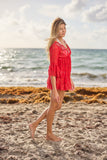 AJ043 Red Lace Dress New Arrival 2023 collection