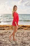 AJ043 Red Lace Dress New Arrival 2023 collection