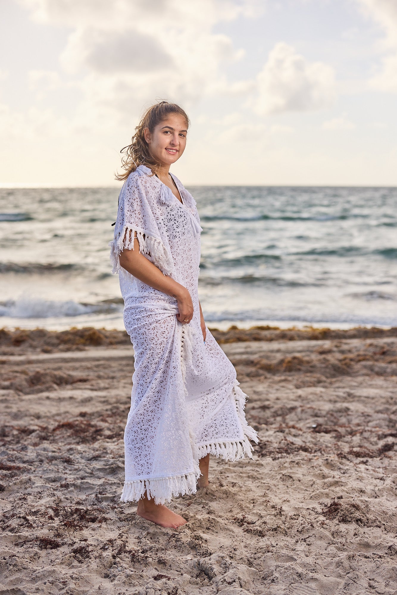 cotton long kaftan dress Magic Bedding 100% Cotton Kaftan, Long Flowing Dress, Ideal for Beach, Lounge, Sleepwear Coverup for Vacation or Home Long V-Neck Maxi Dress, Boho