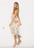700 Pink Halter Dress