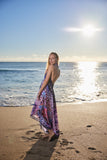 691 pink halter dress