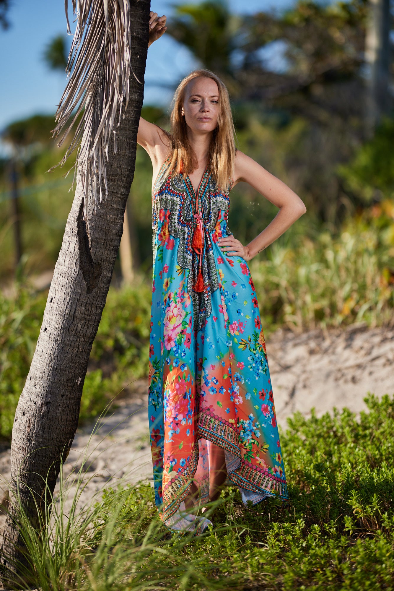656 Halter floral Halter dress 656 Halter floral Halter dress