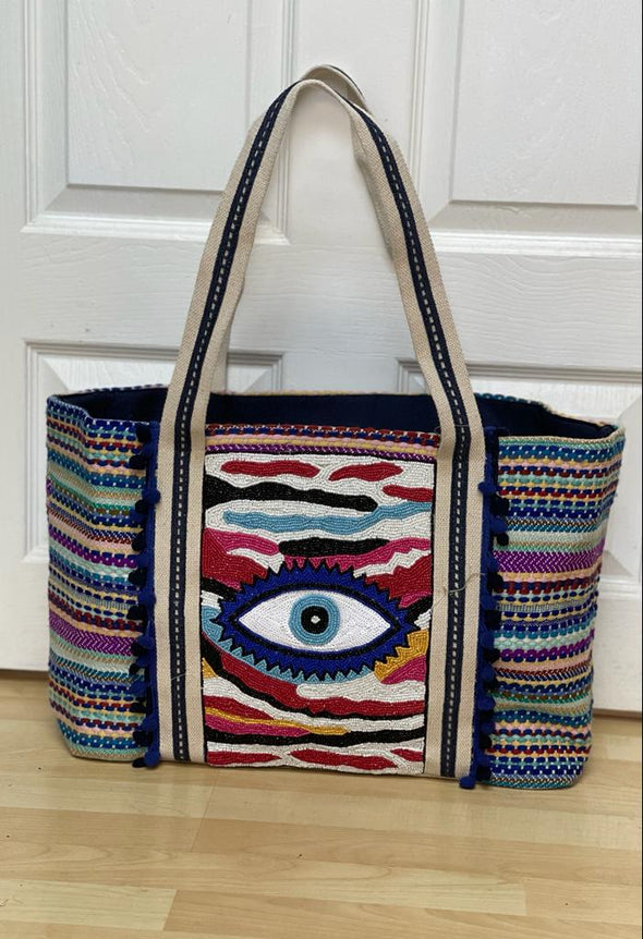 Colorful Eye Tote  NEW ARRIVAL