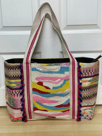 Colorful Waves Tote Bag NEW ARRIVAL 2022